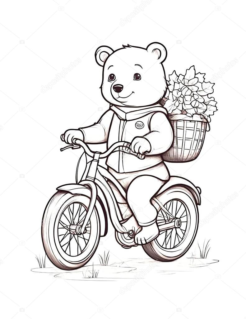 Simple adult coloring pages with large shapes and bright pencils