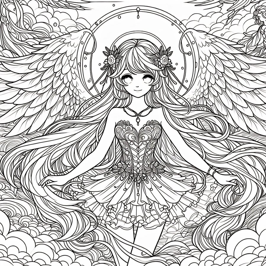 Seasonal adult coloring pages with holiday motifs